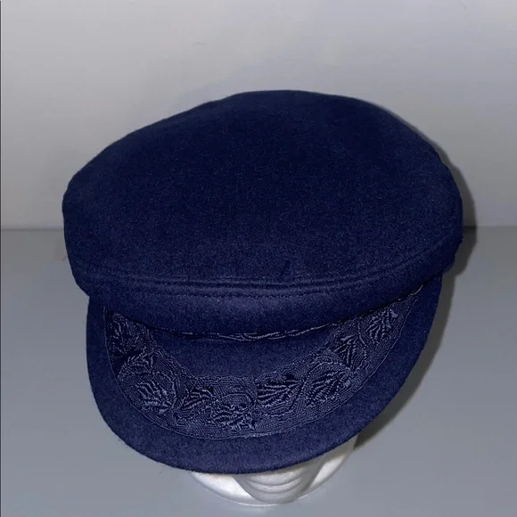 Authentic Greek Fisherman’s Cap navy blue 56-7 New - Picture 5 of 10